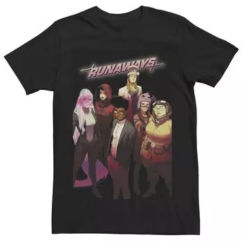 Мужская футболка Comixology Runaways The Gibborum с обложкой комиксов и рисунком Marvel