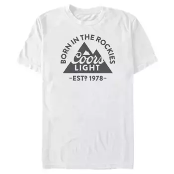 Мужская футболка Coors Light Rockies Arch Graphic Tee Licensed Character, белый
