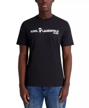 Мужская футболка Core Graphic Logo KARL LAGERFELD PARIS, черный