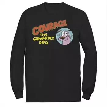 Мужская футболка Courage The Cowardly Dog зеленого цвета с изображением похищения Licensed Character