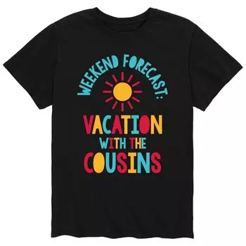 Мужская футболка Cousins Forecast на выходные Licensed Character