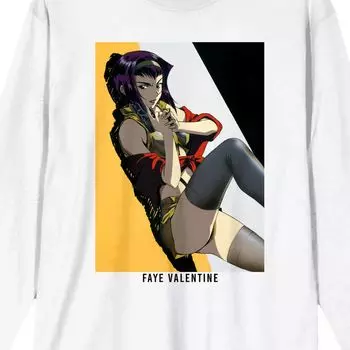 Мужская футболка Cowboy Bebop Faye Valentine с длинными рукавами Licensed Character