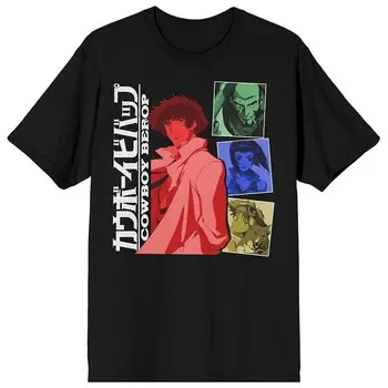Мужская футболка Cowboy Bebop Spike And Crew Tee Licensed Character, черный