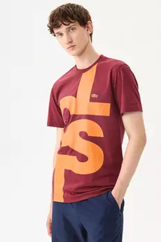 Мужская футболка CRANBERRY Lacoste, бордовый