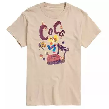 Мужская футболка Crash Bandicoot Coco Licensed Character