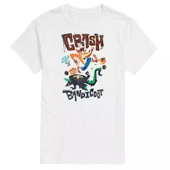Мужская футболка Crash Bandicoot Crash 4 Jump Tee Licensed Character