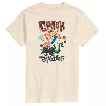 Мужская футболка Crash Bandicoot Crash 4 Jump Tee Licensed Character