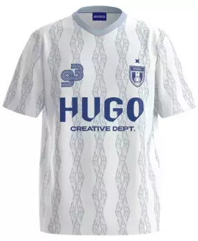 Мужская футболка Creative Department с логотипом Hugo Boss, белый