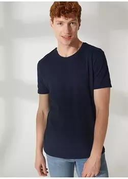 Мужская футболка Crew Neck Dark Navy Blue 232 LCM 242060 BAINES DARK BLUE Lee Cooper, темно-синий