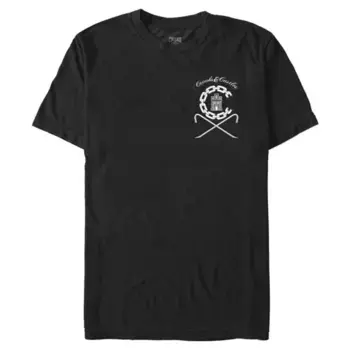 Мужская футболка Crooks and Castle с гербом Licensed Character, черный