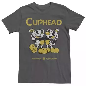 Мужская футболка Cuphead Best Buds Licensed Character