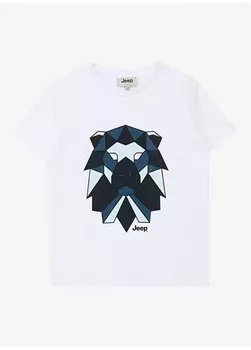 Мужская футболка цвета экрю C4SB-TST4223 Jeep, экрю