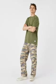 Мужская футболка цвета хаки Koton