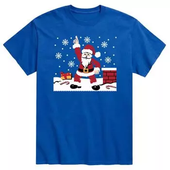 Мужская футболка Dancing Santa с рисунком Санта-Клауса Licensed Character