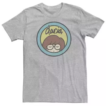 Мужская футболка Daria Classic с короткими рукавами и логотипом Licensed Character