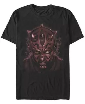 Мужская футболка darth maul с короткими рукавами и круглым вырезом Fifth Sun, черный