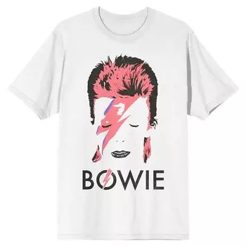 Мужская футболка David Bowie Stardust Licensed Character, белый