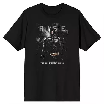 Мужская футболка DC Comics Batman Dark Knight Rises Licensed Character, черный