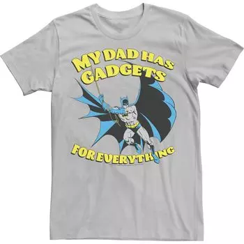 Мужская футболка DC Comics «День отца» с Бэтменом «Папа с гаджетами» Licensed Character
