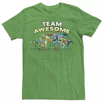 Мужская футболка DC Comics Justice League Team Awesome Group Licensed Character