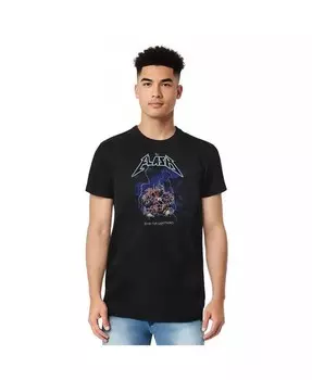 Мужская футболка DC Comics Run The Lightning с коротким рукавом для взрослых Flash, черный