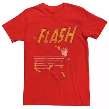 Мужская футболка DC Comics The Flash Red Hue Lines Licensed Character