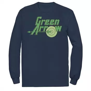 Мужская футболка DC Comics The Green Arrow с винтажным текстовым плакатом