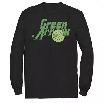Мужская футболка DC Comics The Green Arrow с винтажным текстовым плакатом