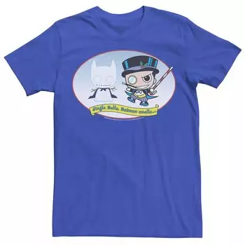 Мужская футболка DC Comics The Penguin Jingle Bells Batman Smells Christmas Tee Licensed Character