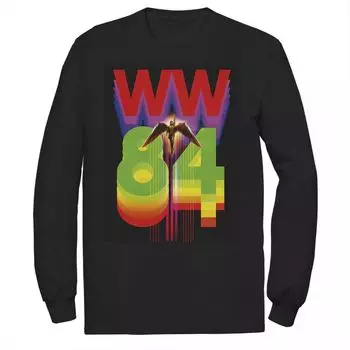 Мужская футболка DC Comics Wonder Woman 84 с радужным логотипом Licensed Character