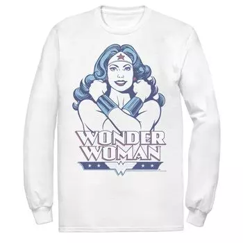 Мужская футболка DC Comics Wonder Woman с крестом на груди и портретом