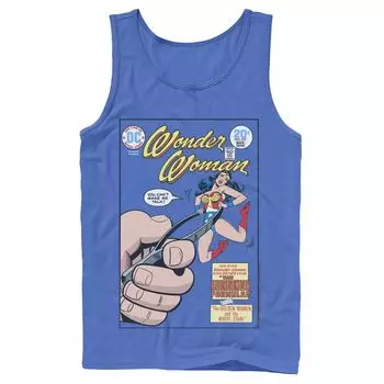 Мужская футболка DC Comics Wonder Woman Shrinking Woman с обложкой книги комиксов на бретелях Licensed Character