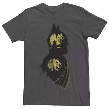 Мужская футболка DC Fandome Batman Bat Cave Silhouette Fill Licensed Character