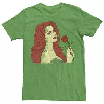 Мужская футболка DC Fandome Batman Poison Siren Rose Portrait Licensed Character