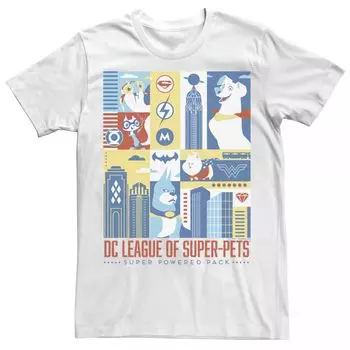 Мужская футболка DC Super Pets Super Powered Pack Licensed Character