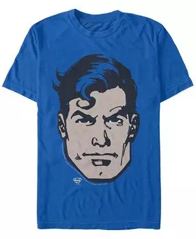 Мужская футболка DC Superman Big Face с короткими рукавами Fifth Sun, синий