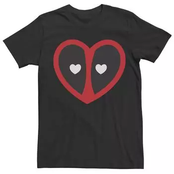 Мужская футболка Deadpool Heart Licensed Character