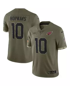 Мужская футболка deandre hopkins olive arizona cardinals 2022 salute to service limited jersey Nike