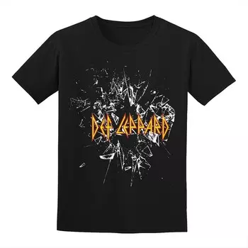 Мужская футболка Def Leppard Licensed Character, черный
