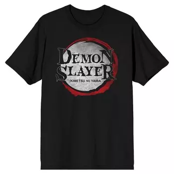 Мужская футболка Demon Slayer Kimetsu no Yaiba Licensed Character, черный