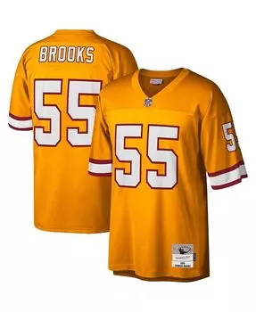 Мужская футболка Derrick Brooks Orange Tampa Bay Buccaneers Legacy Replica Mitchell & Ness, оранжевый