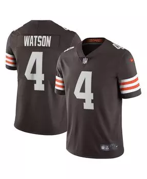 Мужская футболка deshaun watson brown cleveland browns vapor limited jersey Nike, коричневый