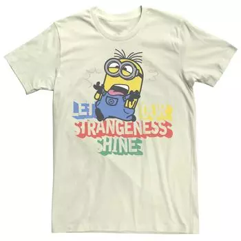 Мужская футболка Despicable Me Minions Let Your Strangeness Shine Licensed Character