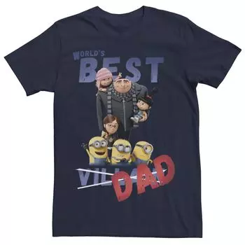 Мужская футболка Despicable Me Minions - лучшая в мире футболка для папы Licensed Character