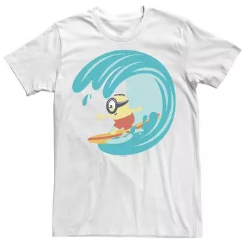 Мужская футболка Despicable Me Minions Surfs Up Tidal Wave Licensed Character