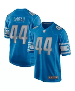 Мужская футболка Dick LeBeau Blue Detroit Lions Game для пенсионера Nike
