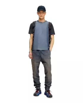 Мужская футболка DIESEL из хлопка, многоцветный