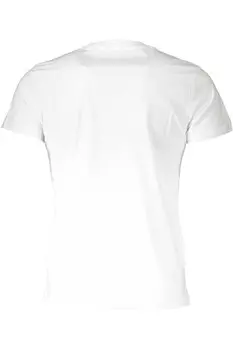 Мужская футболка Diesel Sleek с круглым вырезом и принтом, белый