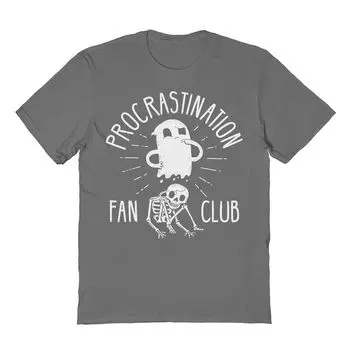Мужская футболка DinoMike Procrastination Fan Club COLAB89 by Threadless