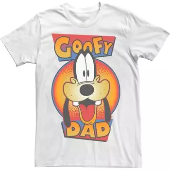 Мужская футболка Disney A Goofy Movie Goofy Dad Licensed Character, белый